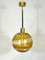 Mid-Century Italian Murano Glass Sphere Pendant Lamp, 1960s, Image 1