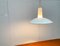 Vintage German Space Age Glass and Metal Pendant Lamp from Glashütte Limburg 7