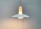 Vintage German Space Age Glass and Metal Pendant Lamp from Glashütte Limburg, Image 2