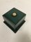 Caja de cuero cosido de Jacques Adnet, años 50, Imagen 3