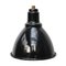 Lampe à Suspension d'Usine Vintage Industrielle en Émail Noir 4
