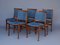 Vintage Teak Dining Chairs, 1970s, Set of 5 1