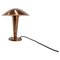 Big Bauhaus Copper Adjustable Table Lamp, Czechoslovakia, 1940s 1