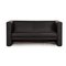 Black Leather 563 2-Seat Couch from WK Wohnen 1