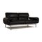 Sofá de dos plazas Plura de cuero negro con función Relaxation de Rolf Benz, Imagen 7