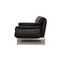 Schwarzes 2-Sitzer Sofa aus Plura Leder mit Relaxfunktion von Rolf Benz 10