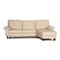 Cream Leather Corner Sofa from Willi Schillig, Image 9
