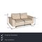 Cream Leather E300 2-Seat Couch from Stressless 2