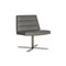 Gray Leather Armchair with Swivel Function from Ligne Roset, Image 1