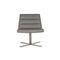 Gray Leather Armchair with Swivel Function from Ligne Roset 5