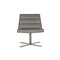 Gray Leather Armchair with Swivel Function from Ligne Roset, Image 5