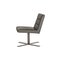 Gray Leather Armchair with Swivel Function from Ligne Roset, Image 8