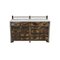 Wood and Zinc Tea Counter With 20 Drawers, Image 1