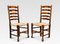 Oak Ladder Back Dining Chairs, Set of 6 2