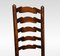 Oak Ladder Back Dining Chairs, Set of 6, Image 3