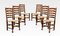Oak Ladder Back Dining Chairs, Set of 6, Image 1