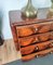 Art Deco Mid-Century Italian Regency Walnut Burl & Brass Chest of Drawers 6