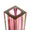 Small Pink Murano Glass Vase by Flavio Poli, Italy, 1970, Set of 2 4