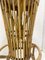 Italienischer Mid-Century Modern Rattan Barhocker, 1960er 3