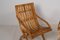 20th Century Swedish Grace Bare Wood Armchairs, Set of 2 9