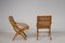 20th Century Swedish Grace Bare Wood Armchairs, Set of 2 7