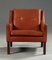 Vintage Danish Mid-Century Cognac Leather and Rosewood Lounge Chair 2