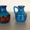 Op Art Multi-Color Pottery Vases from Bay Kermik, Germany, Set of 2 14