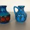 Op Art Multi-Color Pottery Vases from Bay Kermik, Germany, Set of 2, Image 14