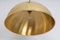 Large Brass Pendant Light by Florian Schulz, Germany 2