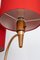 Lámpara de pie Temde minimalista de teca y cobre, años 60, Imagen 2