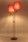 Lámpara de pie Temde minimalista de teca y cobre, años 60, Imagen 6