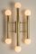 Large Italian Brass Wall Sconce, 1970s 6