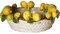 Large Centerpiece with Lemons in Ceramic by Ceramiche Ceccarelli 1