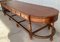 20th Century Oval Console Table with Drawers in Both Sides 5