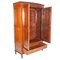 Art Nouveau Italian Hand-Carved Solid Cherry Wardrobe by Dini & Puccini 2