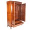 Art Nouveau Italian Hand-Carved Solid Cherry Wardrobe by Dini & Puccini, Image 2
