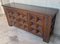 19th Century Large Spanish Gothic Carved Walnut Cabinet with Three Doors 6