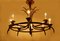 Large Bentwood Eight-Arm Chandelier from Ton, Image 3