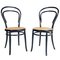 Early 20th Century Neapolitan Ebonized Chairs by Michael Thonet for Sautto & Liberale, Set of 4 2