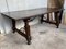 Late 19th Spanish Walnut Dining Table with Iron Stretcher 3