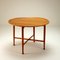 Danish Circular Ash Coffee Table from Illums Bolighus, 1940s 4