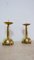 Large Bauhaus Brass Candleholders, 1930s, Set of 2 10