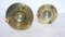 Large Bauhaus Brass Candleholders, 1930s, Set of 2, Image 6