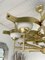 Mid-Century Italian Brass and Opaline Glass Chandelier by Gio Ponti for Arredoluce, 1960s 5