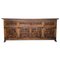 Large 19th Century Catalan Spanish Baroque Carved Oak Credenza or Buffet, Image 1