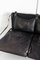 Stringa Sofa aus verchromtem Metall & dunkelbraunem Leder von Gae Aulenti für Poltronova, Italien, 1980er 8
