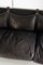 Stringa Sofa in Chrome Metal & Dark Brown Leather by Gae Aulenti for Poltronova, Italy, 1980s 9