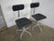 Iron and Plastic Stools, 1980s, Set of 2, Image 1