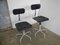 Iron and Plastic Stools, 1980s, Set of 2 2