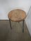 Walnut Wood Stools, 1950s, Set of 2 6